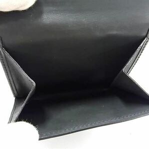 1円 LOUIS VUITTON ルイヴィトン M65112 モノグラムマットポルトモネビエカルトクレディ 三つ折り 財布 ウォレット ブラック系 FB0175の画像6