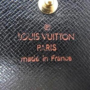 1円 LOUIS VUITTON ルイヴィトン M63482 エピ ポルトモネ ビエ カルトクレディ 三つ折り 財布 ウォレット メンズ ブラック系 FB0219の画像7