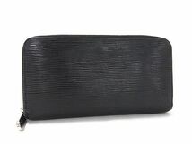 1円 LOUIS VUITTON ルイヴィトン M60072 エピ ジッピーウォレット ラウンドファスナー 長財布 ウォレット 札入れ ブラック系 FC4021_画像1