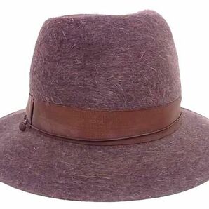 1円 BORSALINO ボルサリーノ ラビット ハット 帽子 表記サイズ 59 メンズ ブラウン系 AW6292の画像2