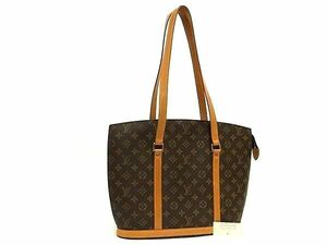 1円 ■美品■ LOUIS VUITTON ルイヴィトン M51102 モノグラム バビロン トートバッグ ショルダー 肩掛け レディース ブラウン系 AW5212