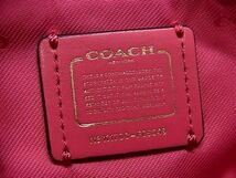 1円 ■新品同様■ COACH コーチ F65349 PVC フラワー 花柄 マルチポーチ マルチケース 小物入れ レディース アイボリー系 AW7078_画像4