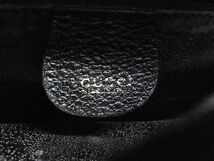 1円 ■美品■ GUCCI グッチ 002 1186 0259 バンブー スエード×レザー ハンドバッグ トート メンズ レディース ブラック系 BJ2144_画像6