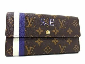 1円 LOUIS VUITTON ルイヴィトン モノグラム マイLVヘリテージ ポルトフォイユ サラ 二つ折り 長財布 ウォレット ブラウン系 AW7419