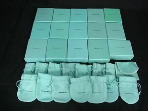 1 jpy # beautiful goods ~# TIFFANY&Co Tiffany box box pouch storage bag accessory case case 15 point set set sale DA6567