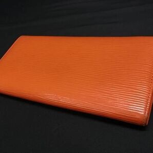 1円 LOUIS VUITTON ルイヴィトン M60323 エピ ポルトフォイユ サラ 二つ折り 長財布 ウォレット 小銭入れ 札入れ オレンジ系 AY1306の画像2