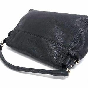 1円 ■美品■ kate spade ケイトスペード PXRU3677 レザー 2WAY クロスボディ ハンドバッグ ショルダー レディース ブラック系 BJ2274の画像3