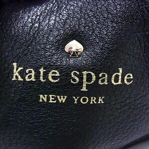 1円 ■美品■ kate spade ケイトスペード レザー クロスボディ ショルダーバッグ 斜め掛けかばん レディース ブラック系 BJ2040の画像6