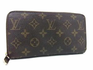 1円 LOUIS VUITTON ルイヴィトン M60017 モノグラム ジッピーウォレット ラウンドファスナー 長財布 ウォレット ブラウン系 AW4132