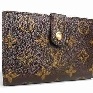 1円 ■極美品■ LOUIS VUITTON ヴィトン M61663 モノグラム ポルトモネ ビエ ヴィエノワ がま口 二つ折り 財布 ブラウン系 FA3859の画像1