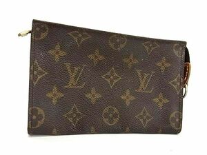 1円 LOUIS VUITTON ルイヴィトン モノグラム バケット用ポーチ マルチケース 小物入れ レディース ブラウン系 FA5047