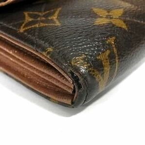 1円 LOUIS VUITTON ルイヴィトン M66556 モノグラムエトワール ポルトフォイユ サラ 二つ折り 長財布 ウォレット ブラウン系 FA3856の画像8