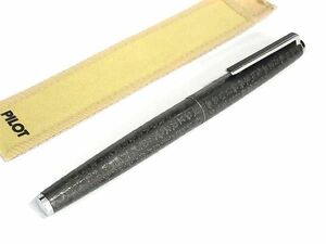 1円 PILOT パイロット 般若心経 蒔絵 スターリングシルバー ペン先 18K 18金 万年筆 筆記用具 ステーショナリー シルバー系 FA5186