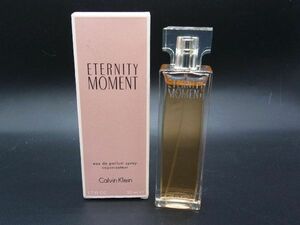 ■美品■ Calvin Klein カルバンクライン ETERNITY MOMENT オードパフュームスプレー 香水 フレグランス 50ml レディース DE2215