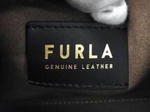 1円 ■極美品■ FURLA フルラ ネット レザー 2WAY クロスボディ ショルダー ハンドバッグ トート 斜め掛け レディース ブラウン系 AW6934_画像6