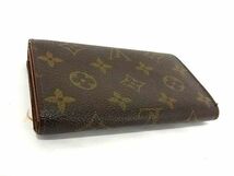 1円 ■美品■ LOUIS VUITTON ルイヴィトン M61730 モノグラム ポルトモネビエ トレゾール 二つ折り 財布 ウォレット ブラウン系 FA4967_画像2