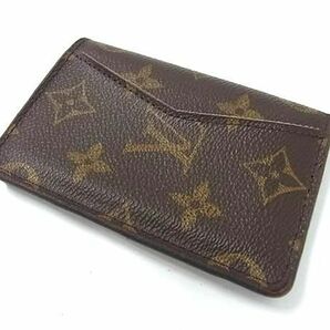 1円 ■美品■ LOUIS VUITTON ルイヴィトン M60502 モノグラム オーガナイザー ドゥ ポッシュ カードケース パスケース ブラウン系 FA5073の画像2