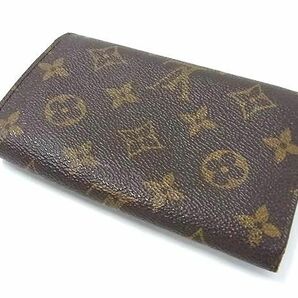 1円 LOUIS VUITTON ルイヴィトン M61730 モノグラム ポルトモネビエ トレゾール 二つ折り 財布 ウォレット レディース ブラウン系 FA5409の画像2