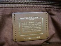 1円 ■新品同様■ COACH コーチ F58846 レザー トートバッグ ショルダーバッグ 肩掛けかばん レディース メンズ ブラウン系 AZ1378_画像6