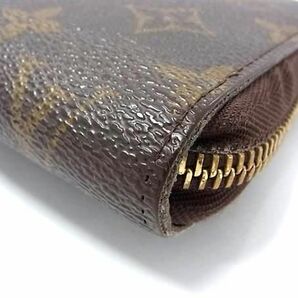 1円 LOUIS VUITTON ルイヴィトン M60002 モノグラム ジッピーオーガナイザー ラウンドファスナー 長財布 ウォレット ブラウン系 FA5421の画像7