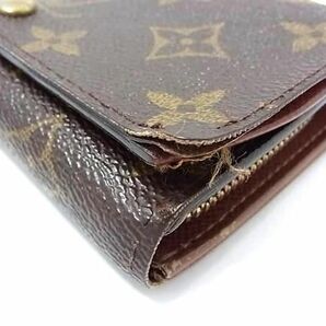 1円 LOUIS VUITTON ルイヴィトン M61730 モノグラム ポルトモネビエ トレゾール 二つ折り 財布 ウォレット 小銭入れ ブラウン系 FA5873の画像8