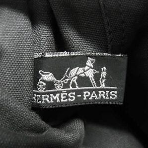 1円 HERMES エルメス フールトゥMM キャンバス シルバー金具 トートバッグ ハンドバッグ レディース メンズ グレー系 AZ1437の画像6