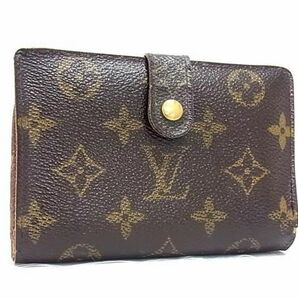 1円 LOUIS VUITTON ルイヴィトン M61663 モノグラム ポルトモネ ビエ ヴィエノワ がま口 二つ折り 財布 ウォレット ブラウン系 FA5885の画像1