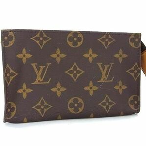 1円 ■美品■ LOUIS VUITTON ルイヴィトン モノグラム バケット用ポーチ マルチケース 小物入れ レディース ブラウン系 FA5908の画像1