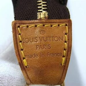 1円 ■美品■ LOUIS VUITTON ルイヴィトン モノグラム バケット用ポーチ マルチケース 小物入れ レディース ブラウン系 FA5908の画像4