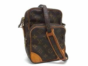 1円 ■美品■ LOUIS VUITTON ルイヴィトン M45236 モノグラム アマゾン クロスボディ ショルダーバッグ 斜め掛け ブラウン系 BF7585