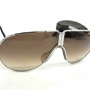 1円 ■美品■ CARRERA カレラ 5622 70 折りたたみ式 サングラス メガネ 眼鏡 レディース メンズ シルバー系 AV7961の画像1