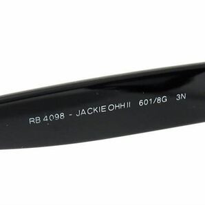 1円 ■美品■ Ray-Ban レイバン RB 4098 JACKIE OHH II 601/8G 3N ジャッキーオー サングラス メガネ 眼鏡 メンズ ブラック系 FA2428の画像4