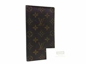 1円 ■極美品■ LOUIS VUITTON ルイヴィトン M61823 モノグラム ポルト バルール カルト クレディ 財布 ウォレット ブラウン系 FA2490