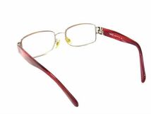 1円 ■美品■ VERSACE ヴェルサーチ MOD.1048-B 1105 52□16 130 度入り メガネ めがね 眼鏡 シルバー系×レッド系 AY0785_画像2