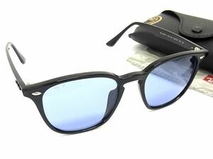 1円 ■美品■ Ray-Ban レイバン RB 4528-F 601/80 52□20 150 2N サングラス メガネ 眼鏡 メンズ レディース ブラック系 AX5800