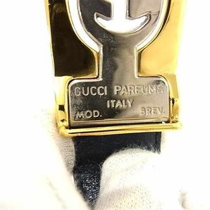 1円 ■美品■ GUCCI グッチ オールドグッチ ヴィンテージ レザー ゴールド金具 ベルト レディース ボルドー系 BJ1782の画像4