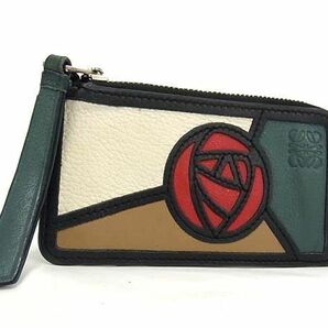 1円 ■美品■ LOEWE ロエベ アナグラム マッキントッシュ 限定 パズル レザー コインケース コインパース フラグメントケース AW6889の画像1