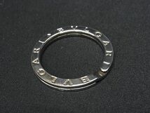 1円 ■美品■ BVLGARI ブルガリブルガリ SV925 キーリング ペンダントトップ ネックレストップ アクセサリー シルバー系 AW6453_画像3