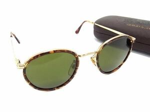 1 jpy # beautiful goods # GIORGIO ARMANIjoru geo Armani 101 713 48*22 140 tortoise shell style sunglasses glasses glasses brown group × gold group FA5524