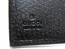 1円 ■美品■ GUCCI グッチ 120933 GG柄 GGキャンバス 二つ折り 財布 ウォレット 札入れ 小銭入れ レディース ブラック系 FA5840_画像6