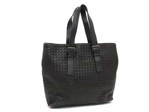 1円 BOTTEGA VENETA ボッテガヴェネタ イントレチャート レザー トートバッグ ショルダー 肩掛けかばん レディース ブラウン系 AY1691