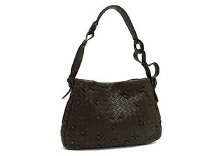 1 иен # прекрасный товар # BOTTEGA VENETA Bottega Veneta сетка кожа one руль ручная сумочка плечо плечо .. оттенок коричневого AY1596