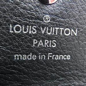 1円 LOUIS VUITTON ルイヴィトン M64054 マヒナ ミュルティクレ4 4連 キーケース 鍵入れ レディース メンズ ノワール ブラック系 FA0767の画像4