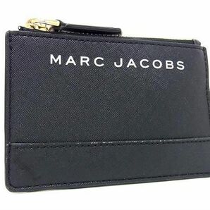 1円 ■美品■ MARC JACOBS マークジェイコブス レザー フラグメントケース コインケース カードケース レディース ブラック系 FC0674の画像1