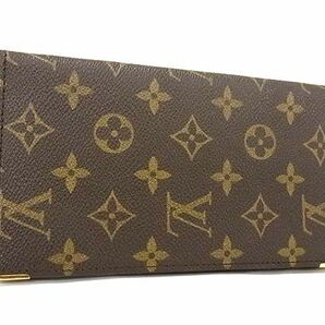 1円 ■美品■ LOUIS VUITTON ルイヴィトン モノグラム ヴィンテージ 二つ折り 長財布 ウォレット 札入れ 小銭入れ ブラウン系 FC1249の画像1