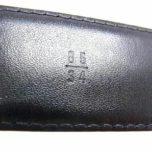 1円 ■美品■ LOUIS VUITTON ルイヴィトン M6832Q エピ サンチュールクラシック ベルト 表記サイズ 85/34 ノワール ブラック系 AX5789の画像4