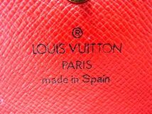 1円 LOUIS VUITTON ルイヴィトン M63387 エピ ポルトトレゾール インターナショナル 三つ折り 財布 ウォレット 小銭入れ レッド系 DA6827_画像7