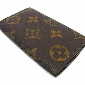 1円 LOUIS VUITTON ルイヴィトン M62630 モノグラム ミュルティクレ6 6連 キーケース 鍵入れ メンズ レディース ブラウン系 FC2232の画像2