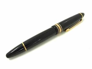 1円 MONT BLANC モンブラン マイスターシュテュック ペン先 14K 585 14金 万年筆 筆記用具 文房具 ステーショナリー ブラック系 AY1327