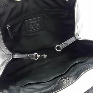 1円 ■新品■未使用■ COACH コーチ F29548 シグネチャー スモールレクシー キャンバス×レザー ワンショルダーバッグ グレー系 AZ0867の画像5